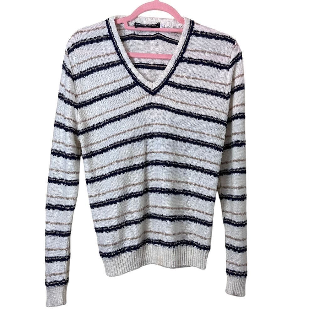 Vintage Givenchy Sport Striped Sweater Size Medium